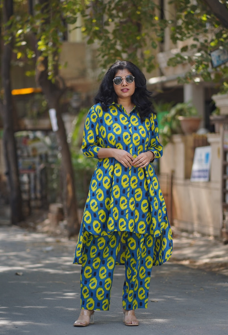 Roohi E-Print Cotton Co-ord Set