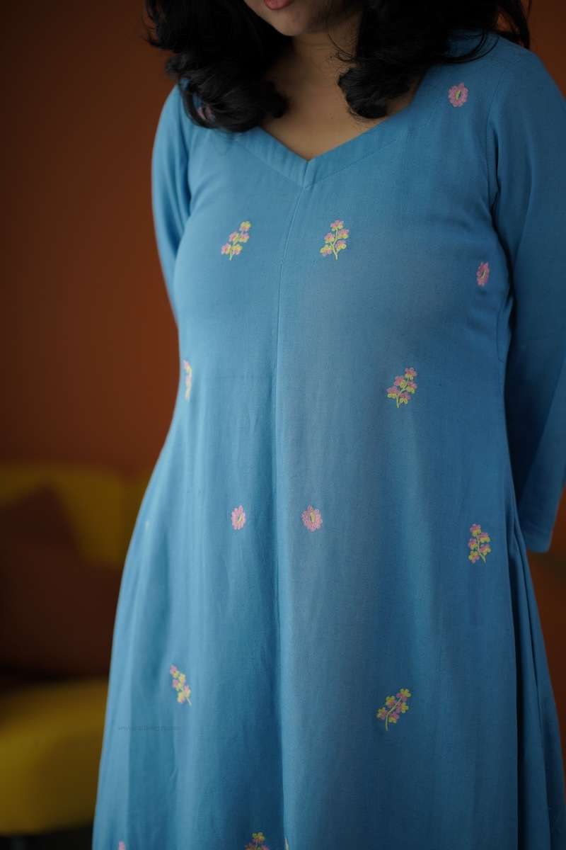 kriti embroidered cotton co-ord set image 6